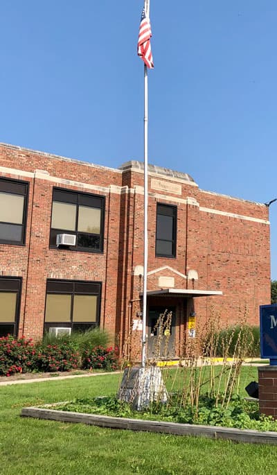 Old High School Flagpole