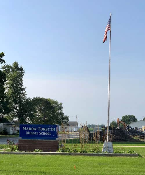 Old High School Flagpole