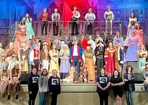 Maroa-Forsyth High School musical cast in 2022