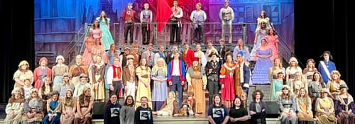 Maroa-Forsyth High School musical cast in 2022