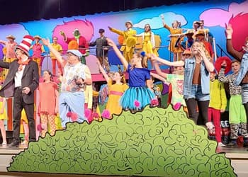 Maroa-Forsyth Middle School musical cast in 2021